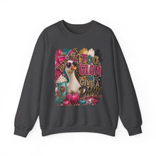 Load image into Gallery viewer, Too Glam to Give a Damn Goose Unisex Heavy Blend™ Crewneck Sweatshirt
