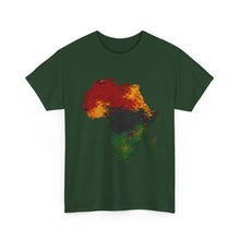 Load image into Gallery viewer, Juneteenth Africa Textured Paint Stroke T-Shirt | Pan African Art Shirt | Afrocentric Pride Tee | Black History Unisex Heavy Cotton Tee
