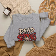 Load image into Gallery viewer, Dead Serious Halloween Sweatshirt | Masked Horror Streetwear Unisex Heavy Blend™ Crewneck Sweatshirt
