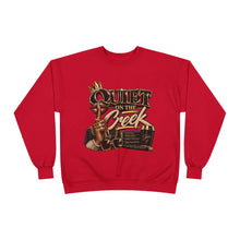 Load image into Gallery viewer, Quiet on the Creek | Less Talk More Peace Luxury Streetwear Graphic Unisex EcoSmart® Crewneck Sweatshirt

