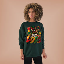 Load image into Gallery viewer, I Love My Locs Unisex EcoSmart® Crewneck Sweatshirt
