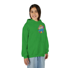 Load image into Gallery viewer, Good Vibes Youth Heavy Blend Hooded Sweatshirt
