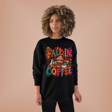 Load image into Gallery viewer, Fall-In’ for Coffee Unisex EcoSmart® Crewneck Sweatshirt
