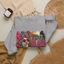 Load image into Gallery viewer, Too Glam to Give a Damn Goose Unisex Heavy Blend™ Crewneck Sweatshirt

