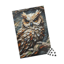 Load image into Gallery viewer, Midnight Guardian – Majestic Owl Jigsaw Puzzle (110, 252, 520, 1014-piece)

