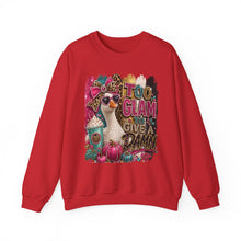 Load image into Gallery viewer, Too Glam to Give a Damn Goose Unisex Heavy Blend™ Crewneck Sweatshirt
