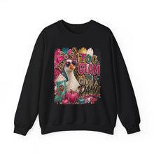 Load image into Gallery viewer, Too Glam to Give a Damn Goose Unisex Heavy Blend™ Crewneck Sweatshirt

