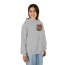 Load image into Gallery viewer, Booked for a Brighter Me Girls Hoodie | Inspirational Reading &amp; Big Dreams Youth Heavy Blend Hooded Sweatshirt
