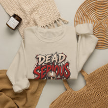 Load image into Gallery viewer, Dead Serious Halloween Sweatshirt | Masked Horror Streetwear Unisex Heavy Blend™ Crewneck Sweatshirt
