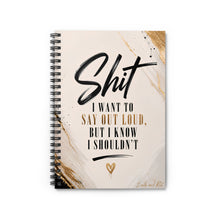 Load image into Gallery viewer, Unfiltered Thoughts Spiral Notebook - Ruled Line
