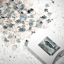 Load image into Gallery viewer, Every Step a Story – Elderly Black Man Jigsaw Puzzle | Textured Urban Fine Art (110, 252, 520, 1014-piece)

