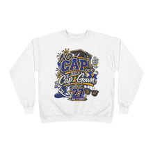 Load image into Gallery viewer, Graduation 'No Cap — Just a Cap &amp; Gown' Crewneck Sweatshirt
