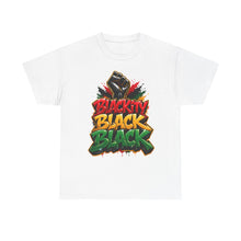 Load image into Gallery viewer, Blackity Black Black T-Shirt | Juneteenth Black Pride Graffiti Streetwear TeeUnisex Heavy Cotton Tee
