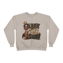 Load image into Gallery viewer, Quiet on the Creek | Less Talk More Peace Luxury Streetwear Graphic Unisex EcoSmart® Crewneck Sweatshirt
