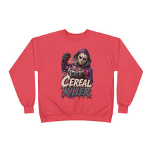 Load image into Gallery viewer, Cereal Killer Halloween Sweatshirt | Masked Horror Graphic Unisex EcoSmart® Crewneck Sweatshirt
