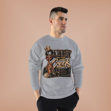 Load image into Gallery viewer, Quiet on the Creek | Less Talk More Peace Luxury Streetwear Graphic Unisex EcoSmart® Crewneck Sweatshirt
