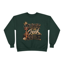 Load image into Gallery viewer, Quiet on the Creek | Less Talk More Peace Luxury Streetwear Graphic Unisex EcoSmart® Crewneck Sweatshirt
