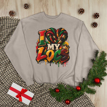 Load image into Gallery viewer, I Love My Locs Unisex EcoSmart® Crewneck Sweatshirt
