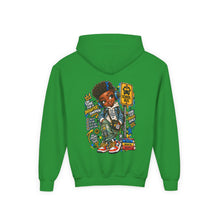 Load image into Gallery viewer, Cool Kids, Brighter Tomorrow Youth Heavy Blend Hooded Sweatshirt
