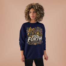 Load image into Gallery viewer, Back &amp; Forth Bling Sweatshirt – “I Love Both Places” Statement Unisex EcoSmart® Crewneck Sweatshirt
