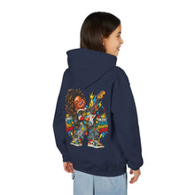 Load image into Gallery viewer, Small Kid Big Sound Kids Hoodie – Little Rockstar Music Graphic Youth Heavy Blend Hooded Sweatshirt
