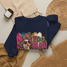 Load image into Gallery viewer, Too Glam to Give a Damn Goose Unisex Heavy Blend™ Crewneck Sweatshirt
