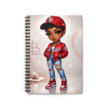 Load image into Gallery viewer, Gameday Glam Spiral Notebook - Ruled Line

