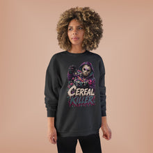 Load image into Gallery viewer, Cereal Killer Halloween Sweatshirt | Masked Horror Graphic Unisex EcoSmart® Crewneck Sweatshirt
