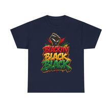 Load image into Gallery viewer, Blackity Black Black T-Shirt | Juneteenth Black Pride Graffiti Streetwear TeeUnisex Heavy Cotton Tee
