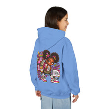 Load image into Gallery viewer, Smart Girls Change the World Youth Heavy Blend Hooded Sweatshirt
