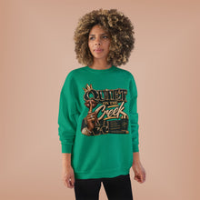 Load image into Gallery viewer, Quiet on the Creek | Less Talk More Peace Luxury Streetwear Graphic Unisex EcoSmart® Crewneck Sweatshirt
