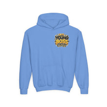 Load image into Gallery viewer, Young Boss Energy Lemonade CEO | Girls Inspirational Graphic Youth Heavy Blend Hooded Sweatshirt
