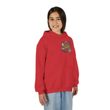 Load image into Gallery viewer, Booked for a Brighter Me Girls Hoodie | Inspirational Reading &amp; Big Dreams Youth Heavy Blend Hooded Sweatshirt
