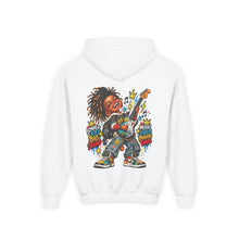 Load image into Gallery viewer, Small Kid Big Sound Kids Hoodie – Little Rockstar Music Graphic Youth Heavy Blend Hooded Sweatshirt
