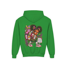 Load image into Gallery viewer, Smart Girls Change the World Youth Heavy Blend Hooded Sweatshirt
