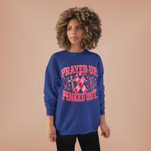 Load image into Gallery viewer, Prayed Up Pinked Out Breast Cancer Awareness Unisex EcoSmart® Crewneck Sweatshirt
