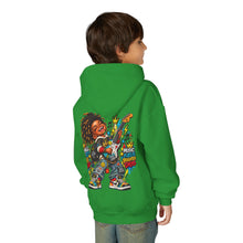Load image into Gallery viewer, Small Kid Big Sound Kids Hoodie – Little Rockstar Music Graphic Youth Heavy Blend Hooded Sweatshirt
