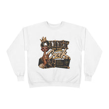 Load image into Gallery viewer, Quiet on the Creek | Less Talk More Peace Luxury Streetwear Graphic Unisex EcoSmart® Crewneck Sweatshirt
