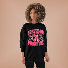 Load image into Gallery viewer, Prayed Up Pinked Out Breast Cancer Awareness Unisex EcoSmart® Crewneck Sweatshirt
