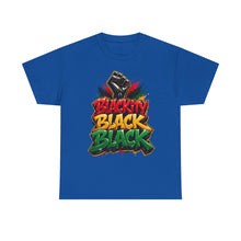 Load image into Gallery viewer, Blackity Black Black T-Shirt | Juneteenth Black Pride Graffiti Streetwear TeeUnisex Heavy Cotton Tee
