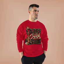 Load image into Gallery viewer, Quiet on the Creek | Less Talk More Peace Luxury Streetwear Graphic Unisex EcoSmart® Crewneck Sweatshirt
