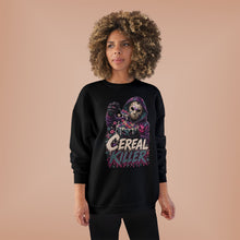 Load image into Gallery viewer, Cereal Killer Halloween Sweatshirt | Masked Horror Graphic Unisex EcoSmart® Crewneck Sweatshirt
