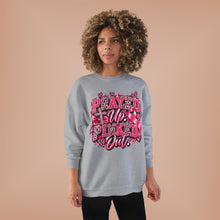 Load image into Gallery viewer, Prayed Up Pinked Out Breast Cancer Awareness Unisex EcoSmart® Crewneck Sweatshirt
