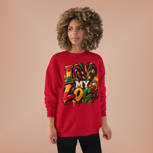 Load image into Gallery viewer, I Love My Locs Unisex EcoSmart® Crewneck Sweatshirt
