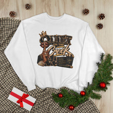 Load image into Gallery viewer, Quiet on the Creek | Less Talk More Peace Luxury Streetwear Graphic Unisex EcoSmart® Crewneck Sweatshirt
