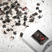 Load image into Gallery viewer, Lifted in Joy – Red &amp; Black Inspirational Art Jigsaw Puzzle (110, 252, 520, 1014-piece)
