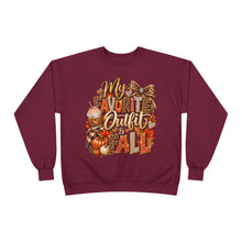 Load image into Gallery viewer, My Favorite Outfit Is Fall Unisex EcoSmart® Crewneck Sweatshirt
