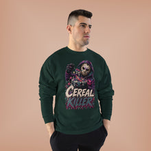Load image into Gallery viewer, Cereal Killer Halloween Sweatshirt | Masked Horror Graphic Unisex EcoSmart® Crewneck Sweatshirt

