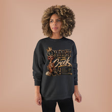 Load image into Gallery viewer, Quiet on the Creek | Less Talk More Peace Luxury Streetwear Graphic Unisex EcoSmart® Crewneck Sweatshirt

