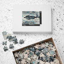 Load image into Gallery viewer, Every Step a Story – Elderly Black Man Jigsaw Puzzle | Textured Urban Fine Art (110, 252, 520, 1014-piece)
